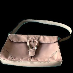 Vintage Blush Pink East 5th Leather Shoulder Bag